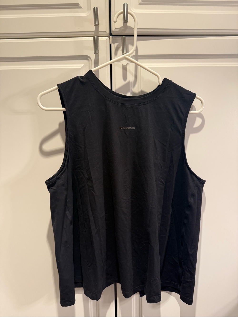 lululemon athletica Black Muscle Tank with High Neck